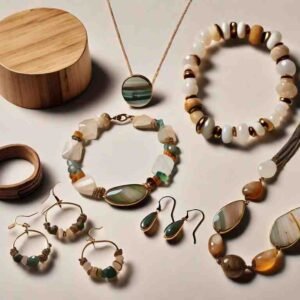 Mixed Recycled Metals Necklace & Ring